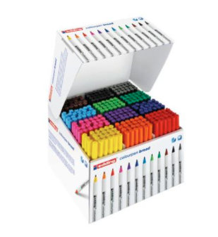 Edding Colourpen Broad Assorted (288 Pack)